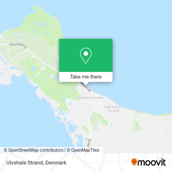 Ulvshale Strand map