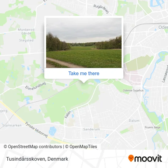 Tusindårsskoven map