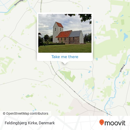 Feldingbjerg Kirke map
