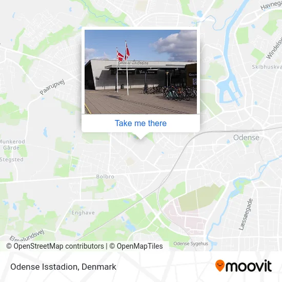 Odense Isstadion map