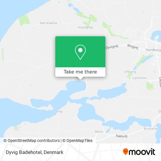 Dyvig Badehotel map