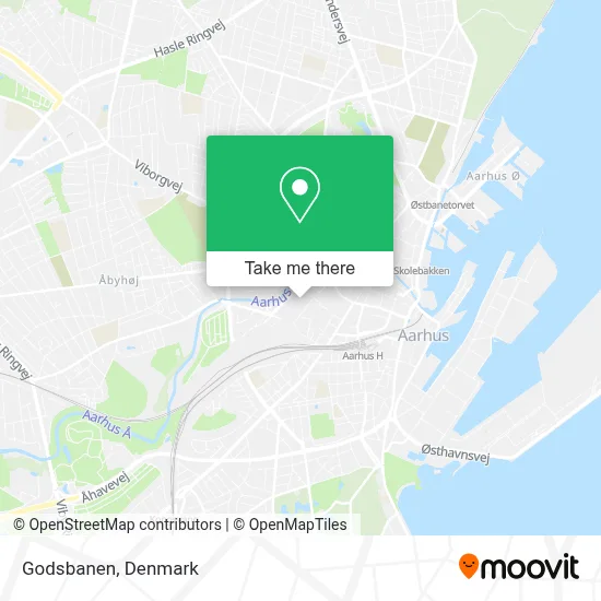 Godsbanen map