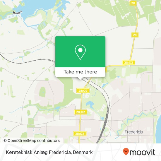 Køreteknisk Anlæg Fredericia map