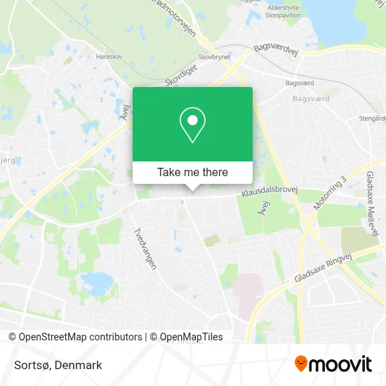 Sortsø map