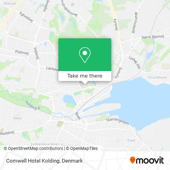 Comwell Hotel Kolding map