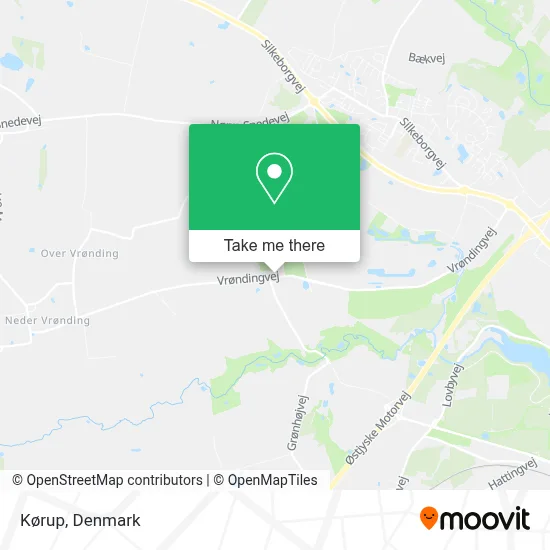Kørup map