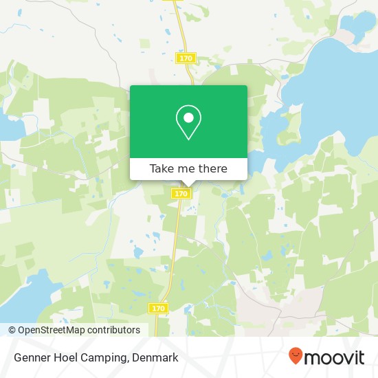 Genner Hoel Camping map