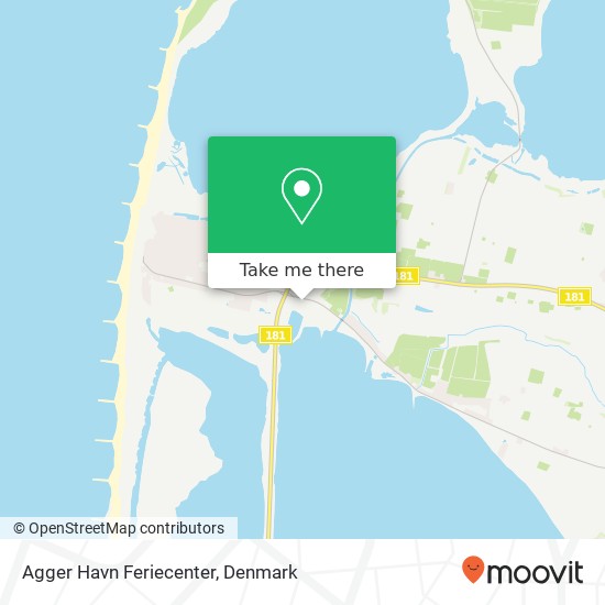 Agger Havn Feriecenter map