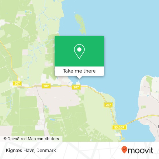 Kignæs Havn map