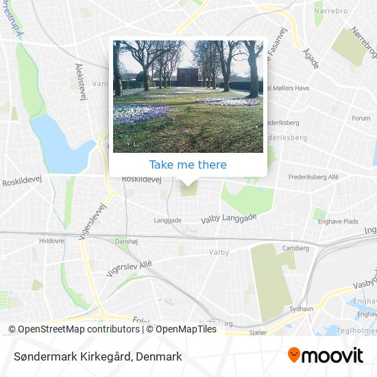 Søndermark Kirkegård map