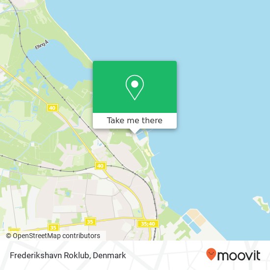 Frederikshavn Roklub map