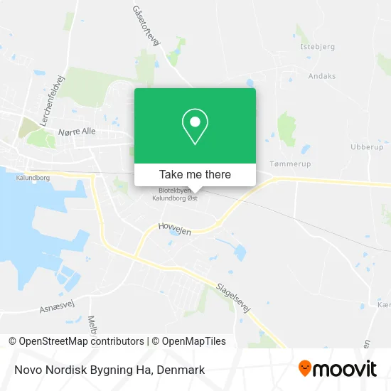 Novo Nordisk Bygning Ha map