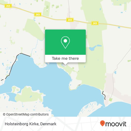 Holsteinborg Kirke map