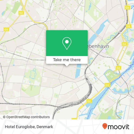 Hotel Euroglobe map