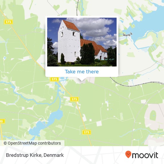 Bredstrup Kirke map