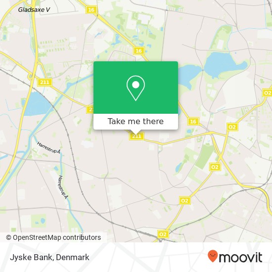 Jyske Bank map