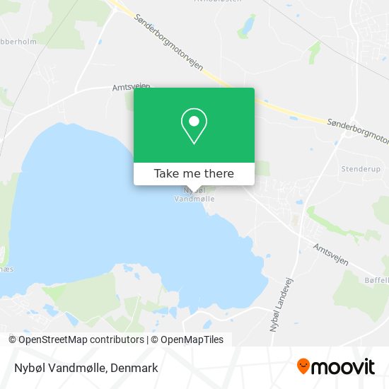 Nybøl Vandmølle map