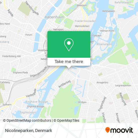 Nicolineparken map