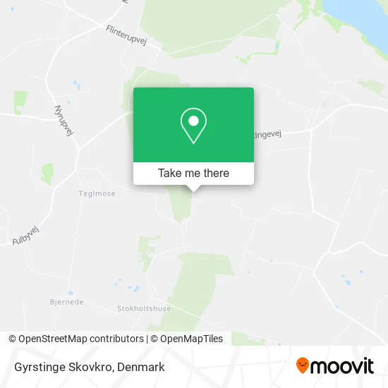 Gyrstinge Skovkro map