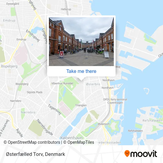 Østerfælled Torv map