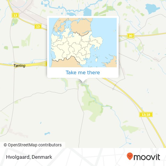 Hvolgaard map