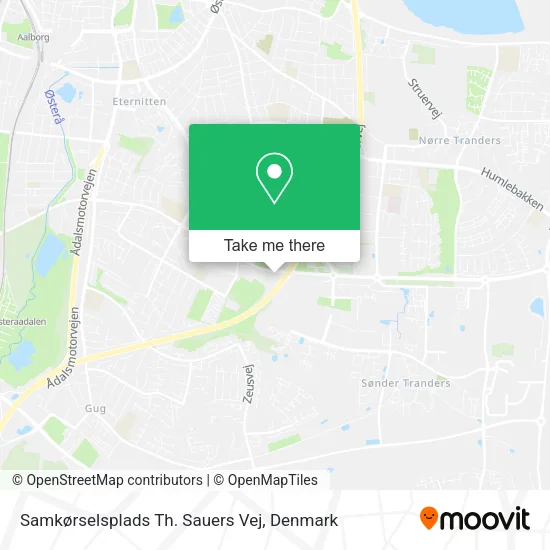 Samkørselsplads Th. Sauers Vej map