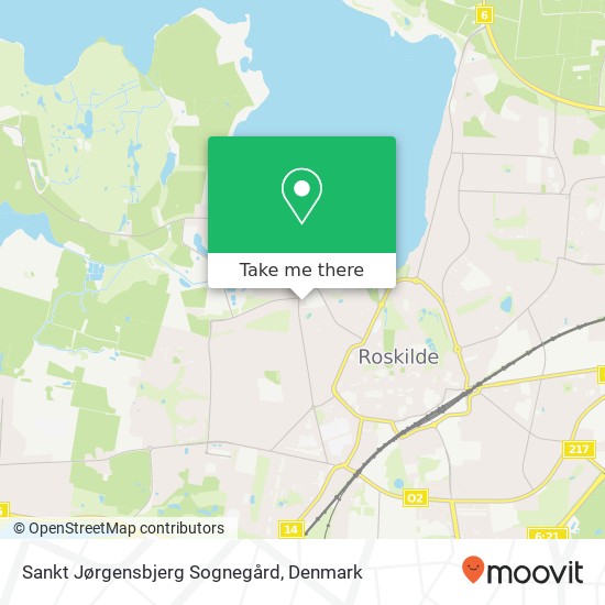 Sankt Jørgensbjerg Sognegård map
