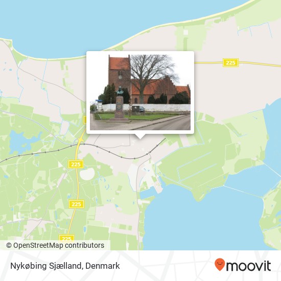 Nykøbing Sjælland map