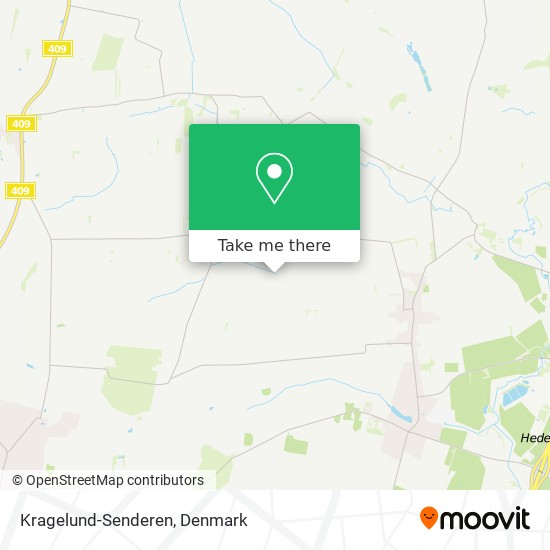 Kragelund-Senderen map