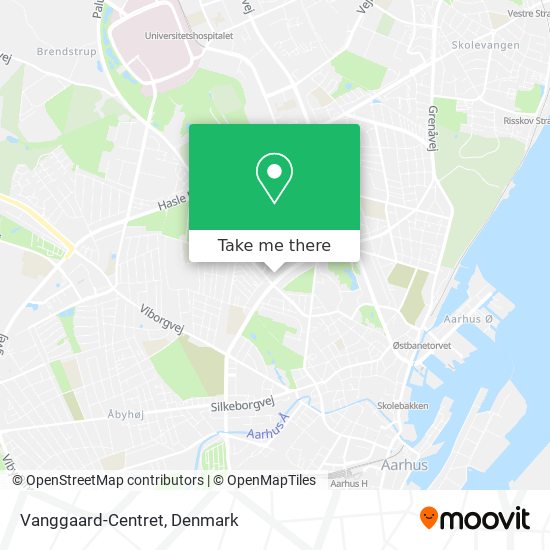 Vanggaard-Centret map