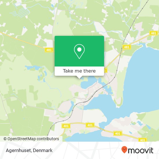Agernhuset map