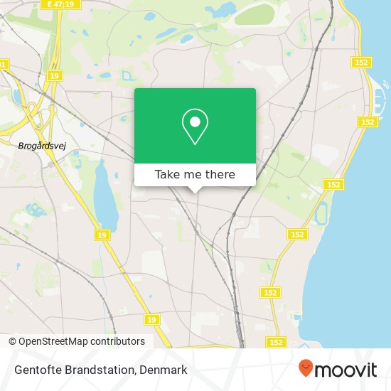 Gentofte Brandstation map