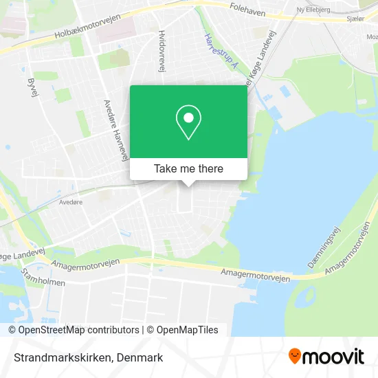 Strandmarkskirken map