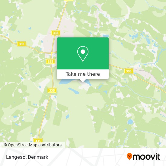 Langesø map