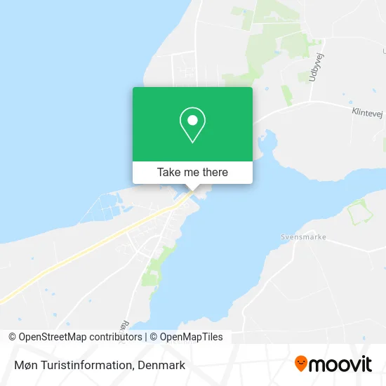 Møn Turistinformation map