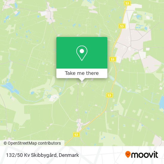 132/50 Kv Skibbygård map