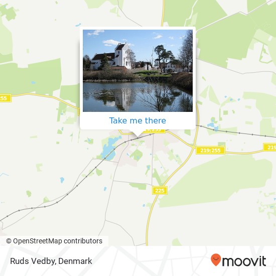 Ruds Vedby map
