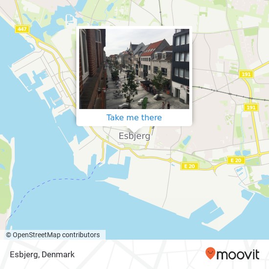 Esbjerg map