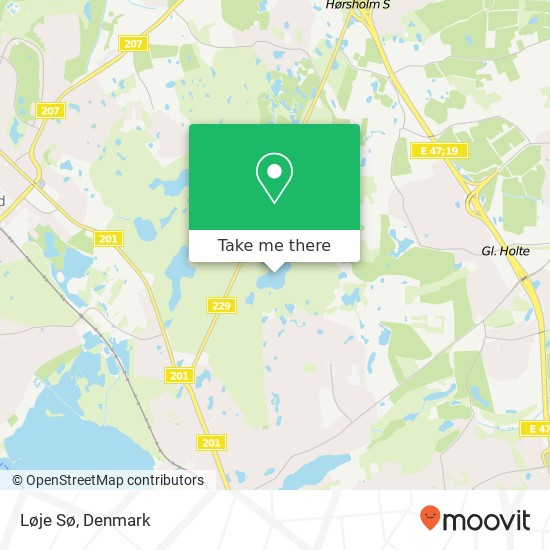 Løje Sø map