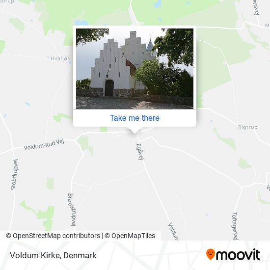 Voldum Kirke map