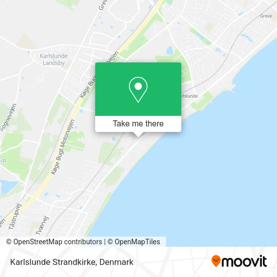 Karlslunde Strandkirke map