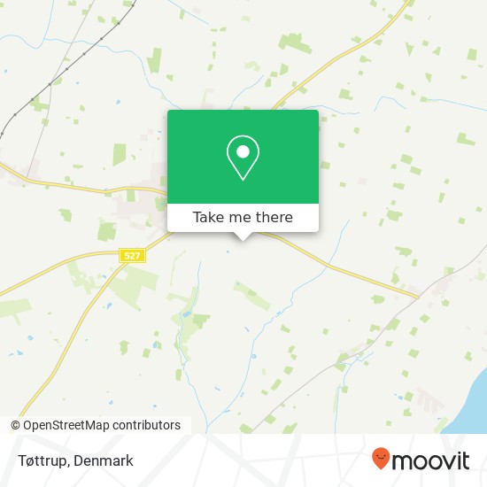 Tøttrup map