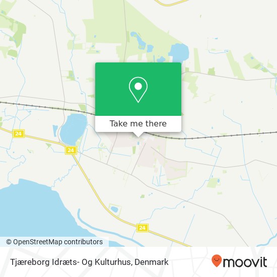 Tjæreborg Idræts- Og Kulturhus map