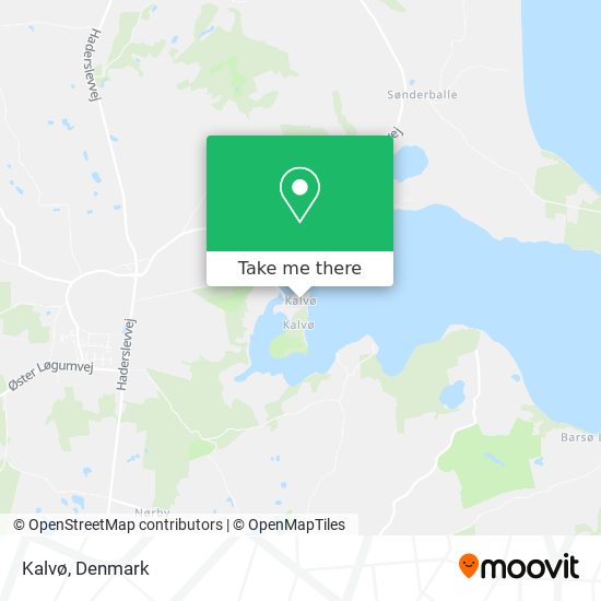Kalvø map