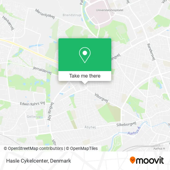 Hasle Cykelcenter map