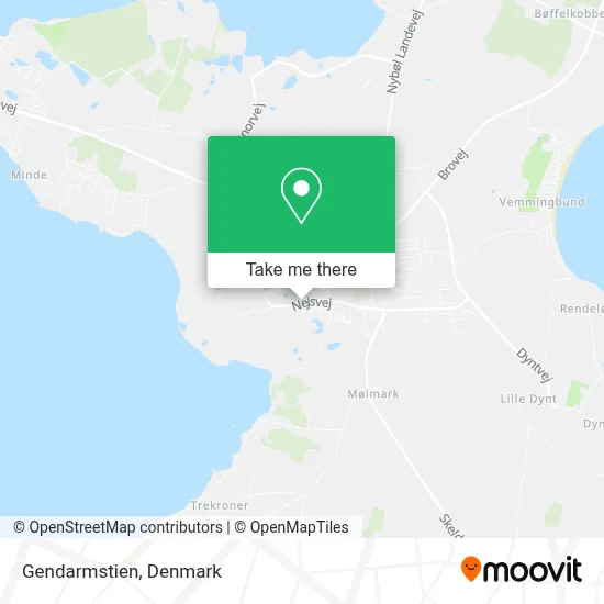 Gendarmstien map