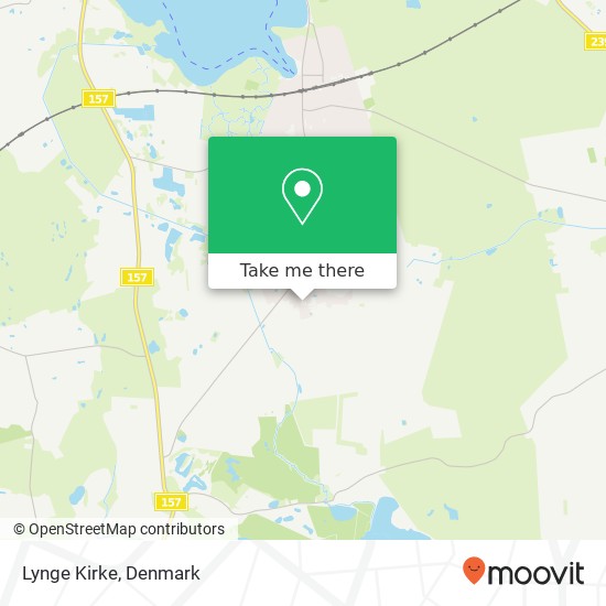 Lynge Kirke map