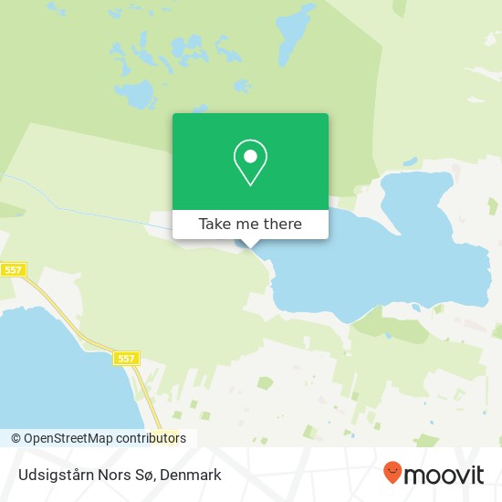Udsigstårn Nors Sø map