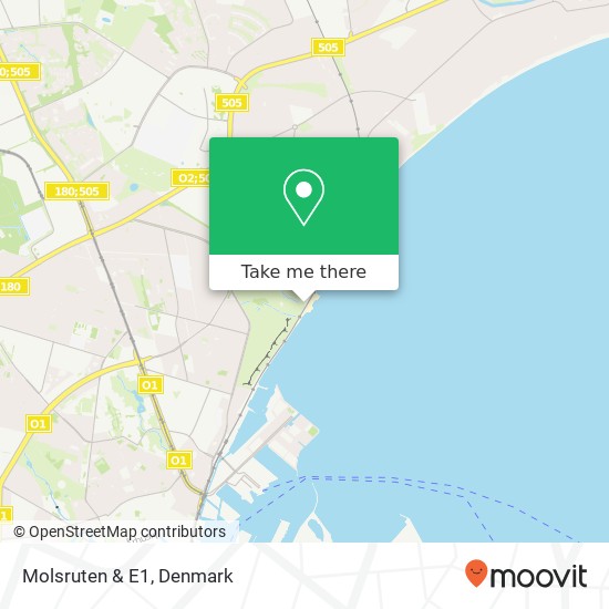Molsruten & E1 map
