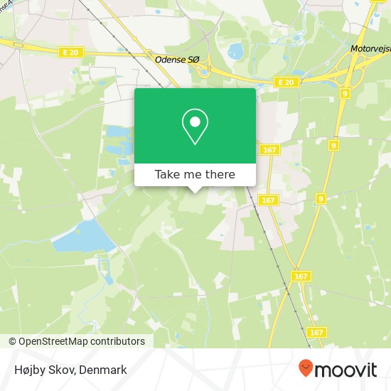 Højby Skov map
